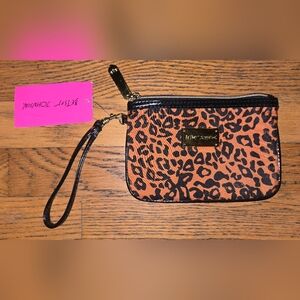 NWT Betsey Johnson Animal Print Wristlet